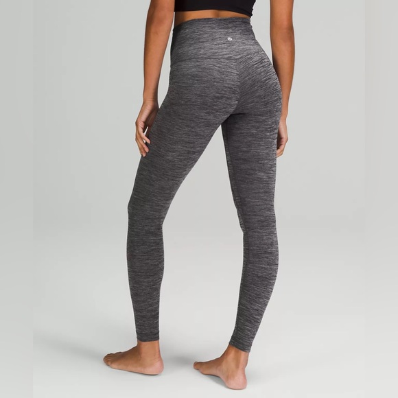 Lululemon heathered grey 28” leggings. Only worn once. - Picture 3 of 3